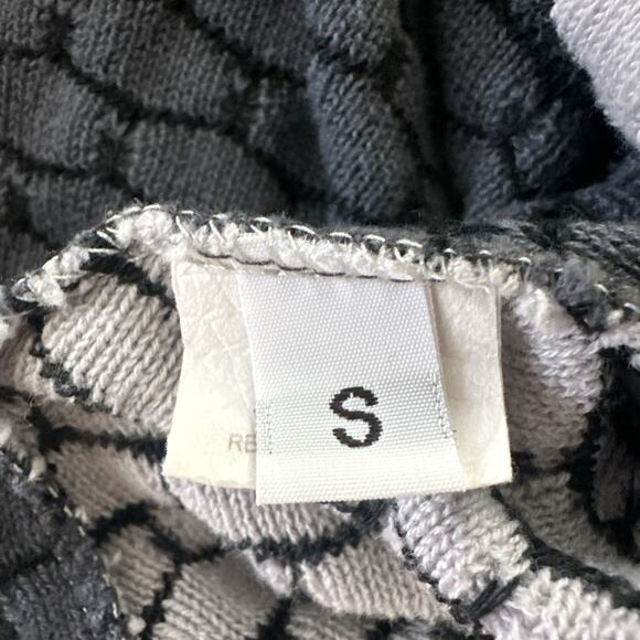 MARGARET WINTERS Sweater Small Cardigan Gray Geometric Lagenlook Artsy Fall - Picture 9 of 10